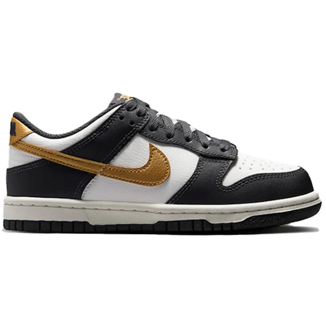 

Кроссовки Nike Dunk Low Summit White Metallic Gold (GS)(ХВ2533-100) 36.5