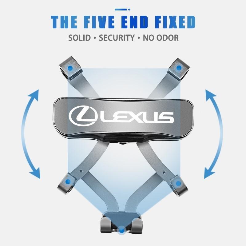 Car Mobile Phone Holder For Lexus CT ES GS NX IS250 CT200h Air Vent Mounts Stand GPS Gravity Navigation Bracket Car Accessories