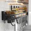 No-Drill Wall-Mounted Kitchen Storage Rack