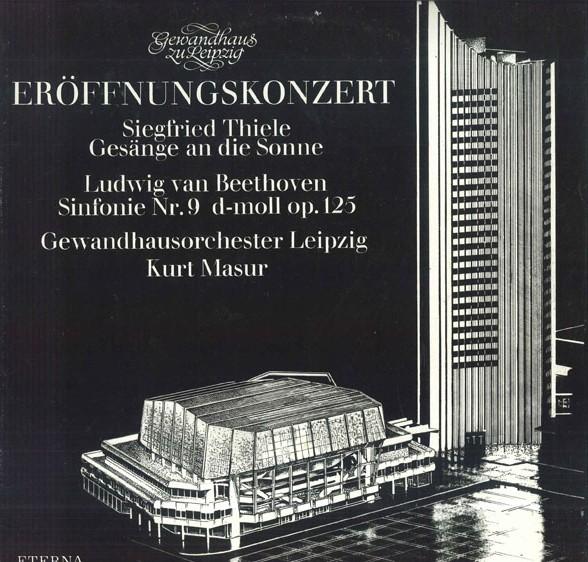

LP Record KURT MASUR GEWANDHAUSORCHESTER LEI Thiele Gesange An Die Sonne Beeth 82743940 ETERNA 1982 Germany Classical Used