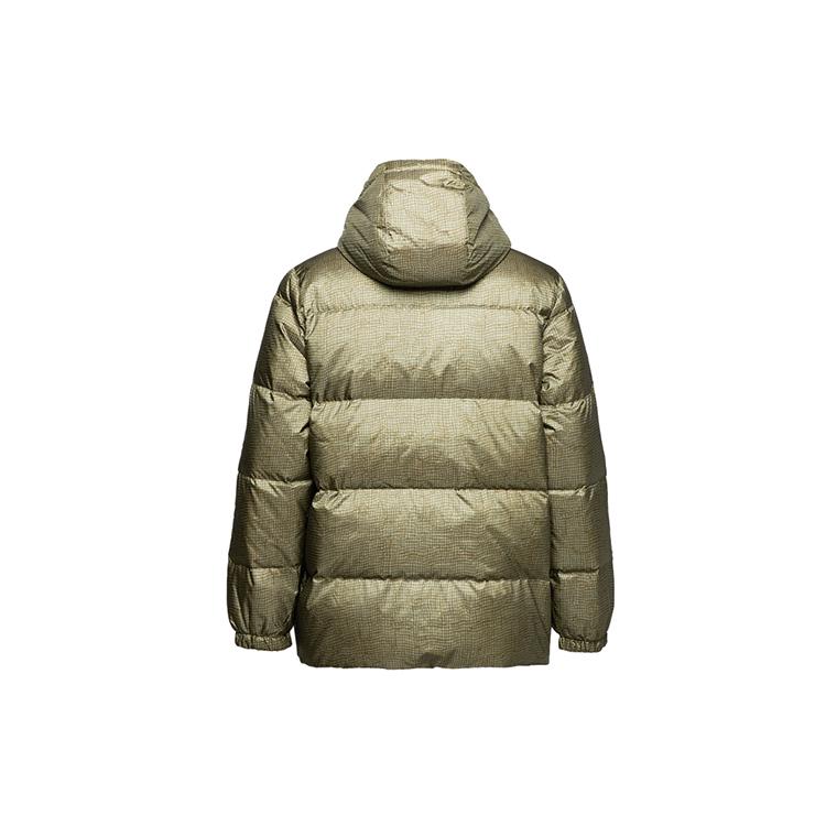Converse Printed Down Jacket Men's Grass Green 10007262-A01
