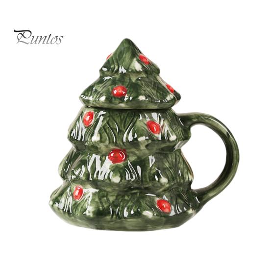 

Керамическая чашка для молока, милая новогодняя елка на Хэллоуин, многоразовая кружка для напитков, многофункциональная кружка для кофе, чая, горячего шоколада для праздников и особых случаев A