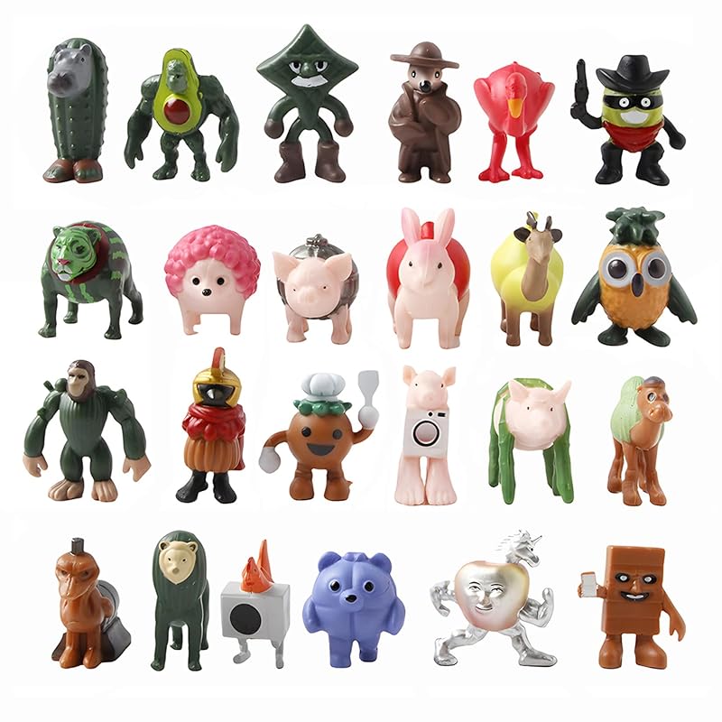 Special Italian Brain Rot Meme Figures, 24-Piece Surprise Box, Italian Brain Rot, A Taste of Madness and Fantasy, Foldable Interactive BABYTENE