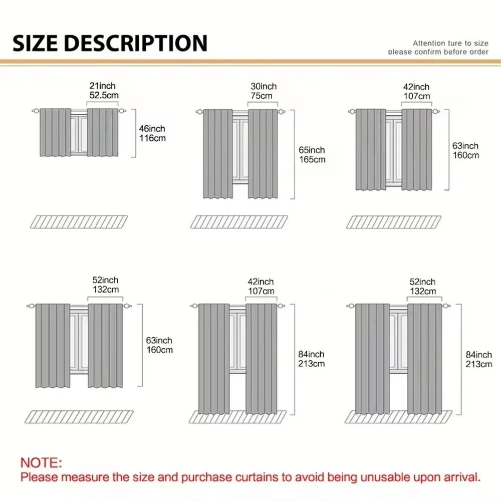 Mafaldas Elegant Room Curtains for Camera Blackout Curtain Partition Home Interior Curtains 2 Pieces Shades Tulle for Bedroom