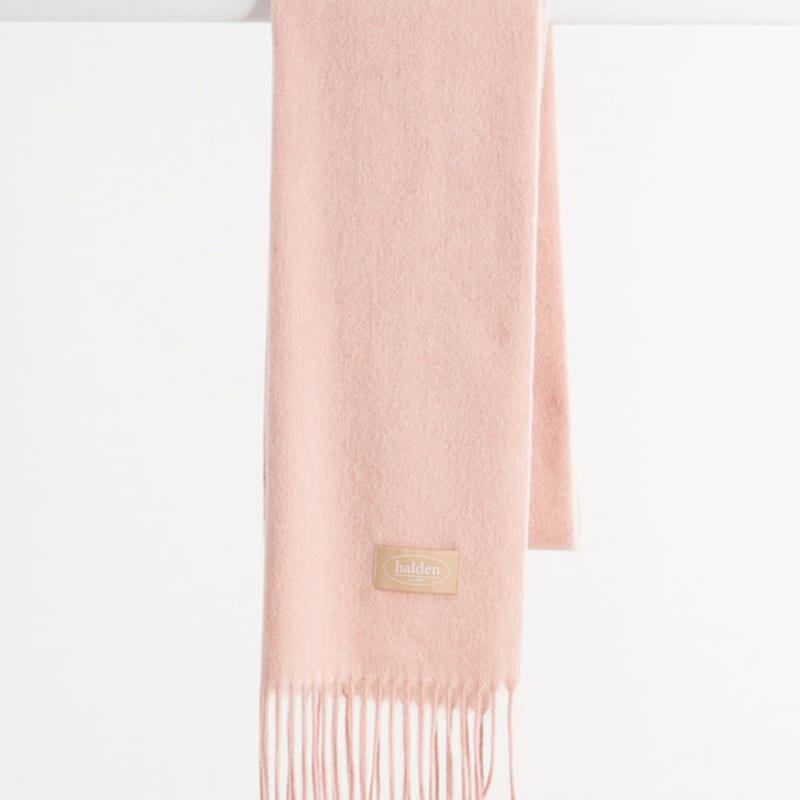

halden two tone cashmere muffler (M001_light pink) light pink