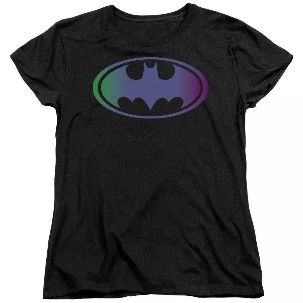 Batman  Gradient Bat Logo  Women s T-Shirt S