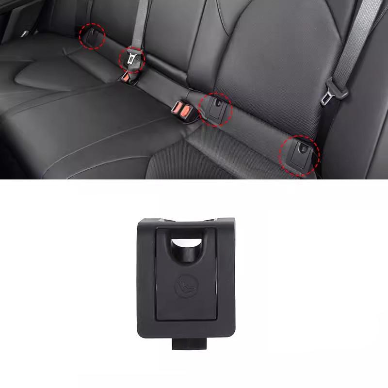 For Toyota Camry 2018 for Avalon + Car Rear Child Seat Buckle Cover Safety Cover Plate Accessories