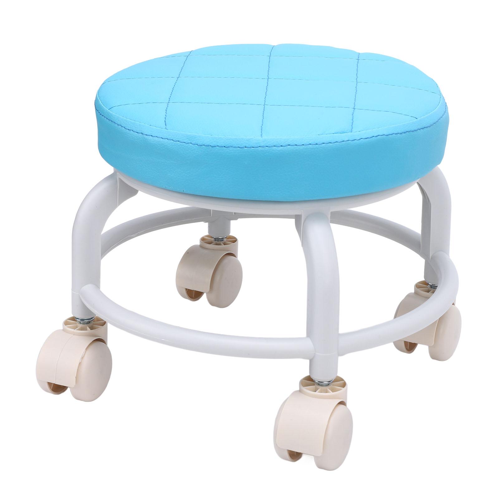 Низкий табурет на колесиках с вращающимися на 360 градусов колесами для маникюра домашнего офиса детский Sky 1730₽