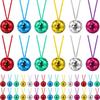 42 Pcs Disco Ball Necklaces 70s Disco Party Necklaces 1.5 Inches Disco Necklace Assorted Color Disco Party Decorations Disco Accessories for