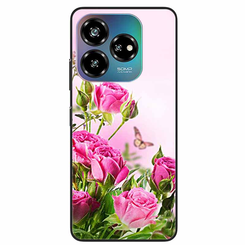 For ZTE Blade V60 Design 4G Case Soft TPU Silicone Back Cover for ZTE Blade V60 Vita / Nubia V60 Design Phone Cases Black Shells