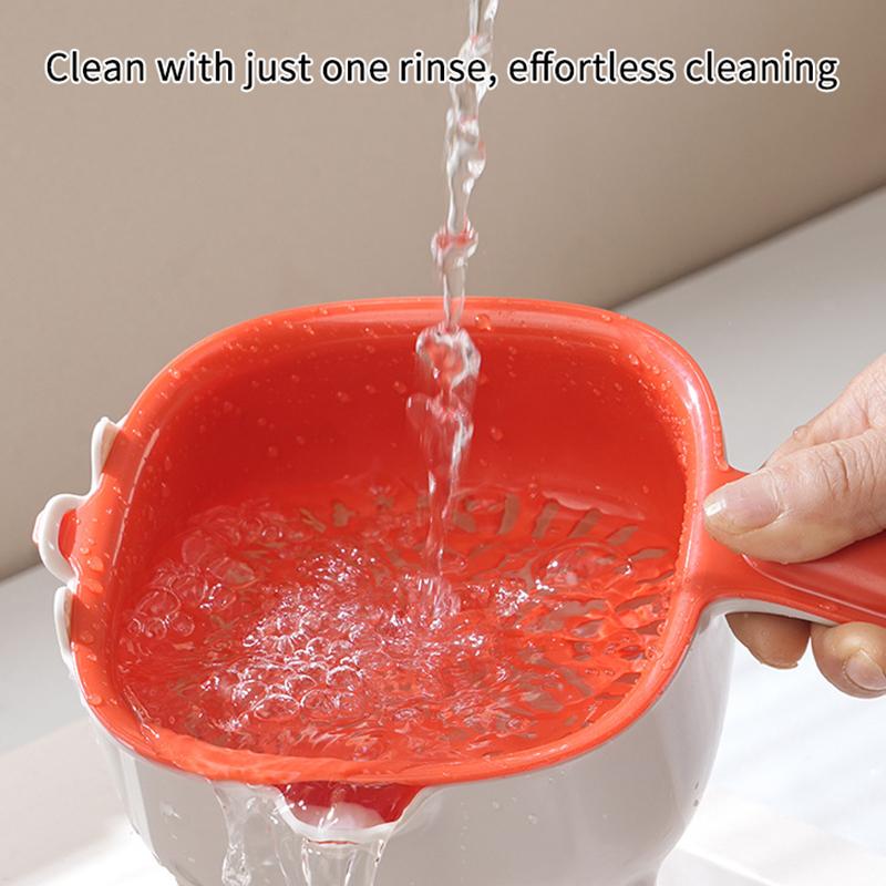 

Маленький дуршлаг для фруктов, контейнер-дуршлаг для промывания фруктов, двухслойная корзина для резки и слива овощей