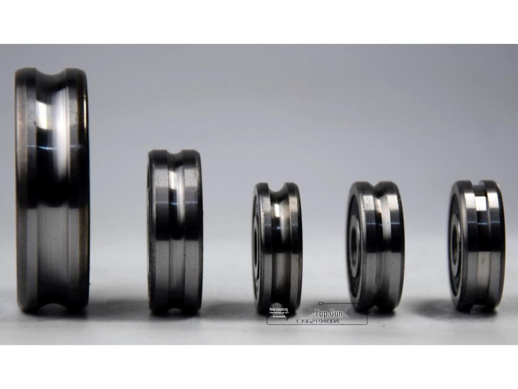 Slotted Bearings: H-Groove, V-Groove, U-Groove - Models 6200-6205, LR201, 6300, 6301