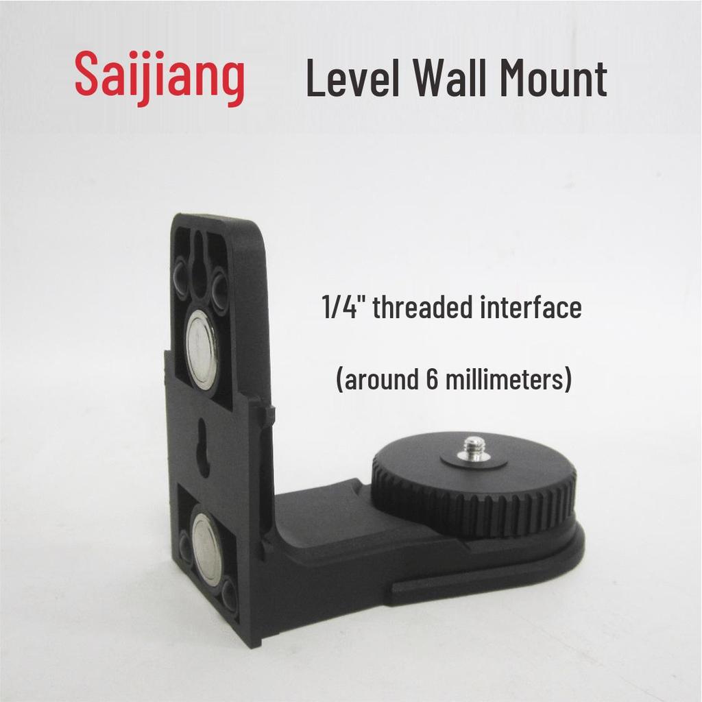 Saijiang Magnetic L-Bracket Laser Level with Red/Green Light Infrared Wall Mount Accessories