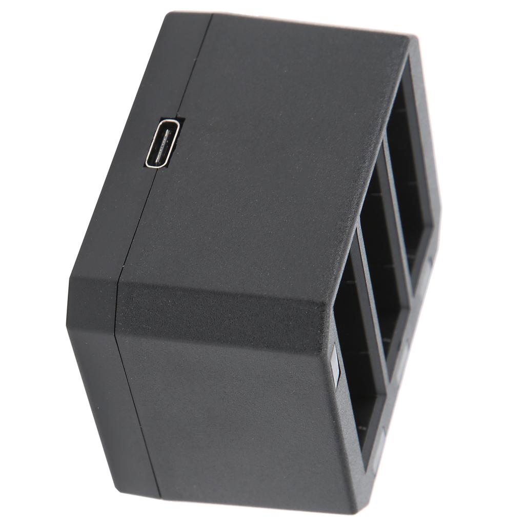 Battery Charger Set Compatible with for OSMO Action Camera Battery with 3 Channels Charger