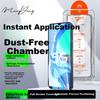 Compatible HD 2-Piece Case OPPO A55/S Tempered Glass Screen Protector A58/X/A56/A57 Full Screen Tempered Glass HD Phone Protective Film Anti-Drop Case