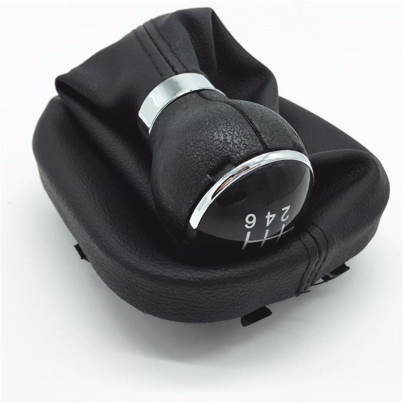 5/6 Speed Gaiter Boot Cover Gear Shift Knob For VW Touran Caddy MK2 2003 2004 2005 2006 2007 2008 2009 2011 2012 2013 2014 2015