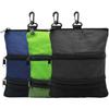 3-Layers Zipper Golf Bag Golf Tee Bag Pouch Bag Golf Balls Holder Bag Golf Balls Pouch Bag Golf Storage Handbag Pocket