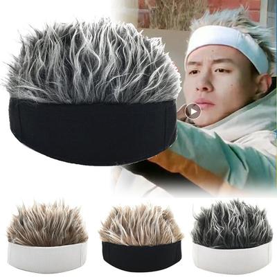 Herrenmode Perückenkappe Hip Hop Verstellbare Kappen Cartoon Cosplay Haarhut Rollenspiel Requisiten Pullover Hut Band Gesangshut Lustige Geschenke