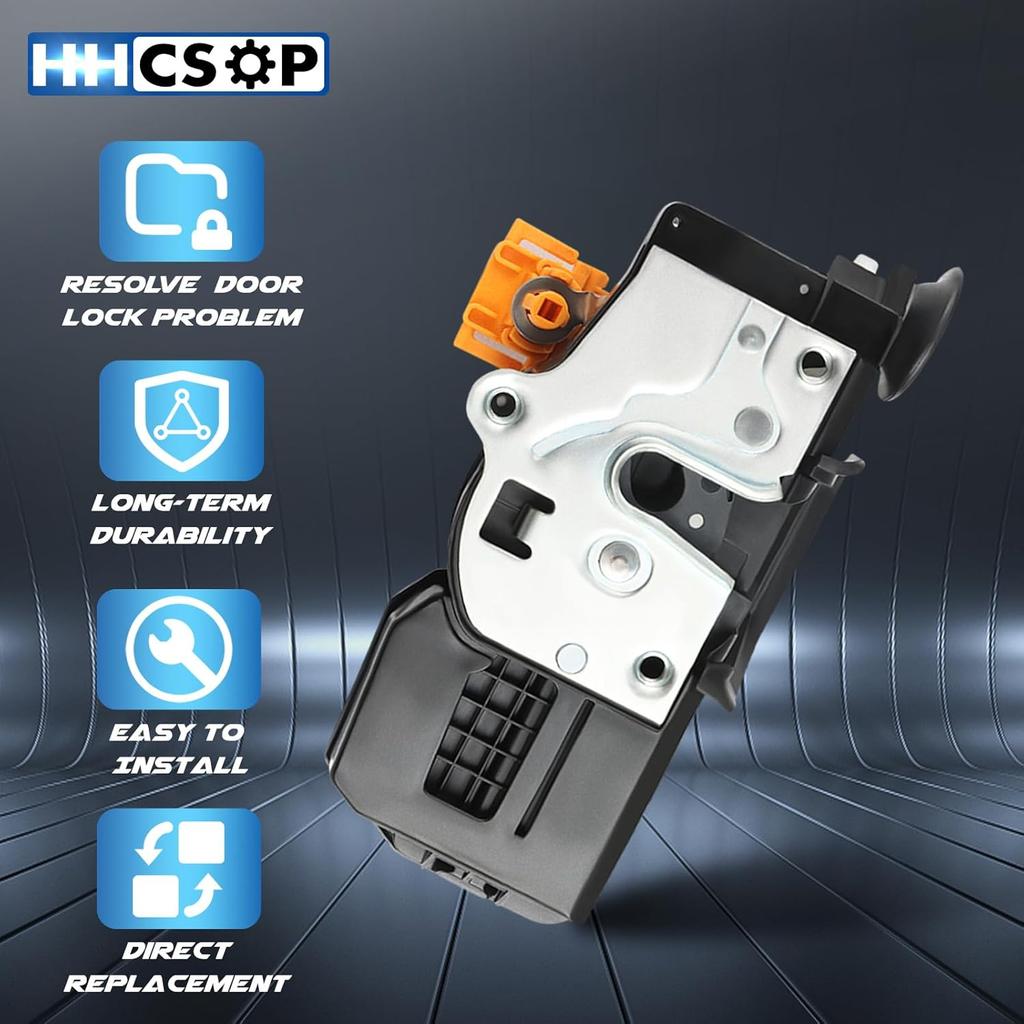 Rear Right Passenger Side Door Lock Latch Actuator Motor Replacement for 2007 2008 2009 Chevy Silverado Suburban Tahoe Avalanche GMC Sierra Yukon XL
