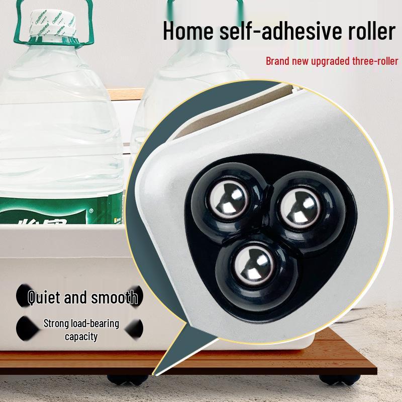 Universal Silent 360° Swivel Casters - Wear-Resistant Load-Bearing Wheel Set for Furniture