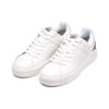 Li Ning Common 70s Comfortable Shock Absorbing Wear Resistant Low Top Skate Shoes Men Sneakers White Brown AGCT043-2