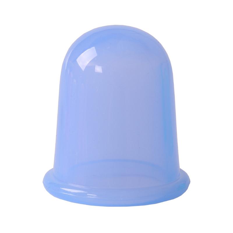 

Silicone Facial Massage Cupping Set Vacuum Body Massager Cup Ventouse Anti Cellulite Therapy Face Suction Cups L 5CMX6CM синій