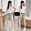 Girls' Denim Shorts Summer Outfit
