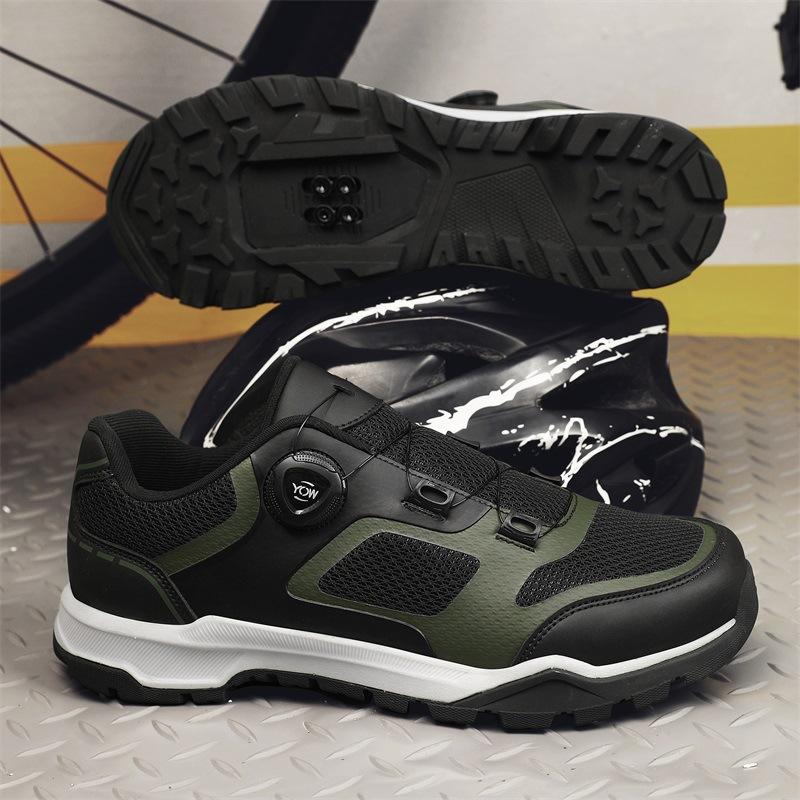 Breathable bike shoes cycling shoes bike lock shoes mountain bike assist shoes hard-soled spinning bike 39