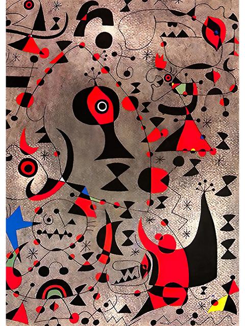 Famous Joan Miro Surrealism Artwork Posters Abstract Canvas Painting Retro Wall Art For Modern Living Room Home Decoration No Frame