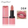 DragonRanee Heart-shaped Waterproof Long-lasting Non-transfer Velvet Matte Nude Lipstick