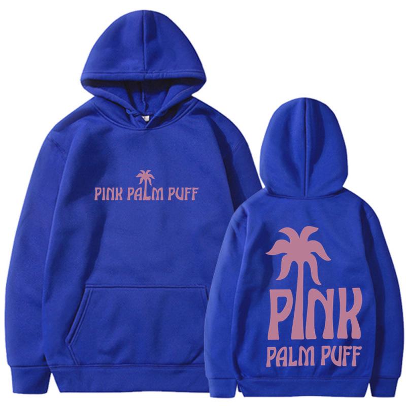 2025 Trending Men's & Women's Coconut Tree Pink Hoodie
