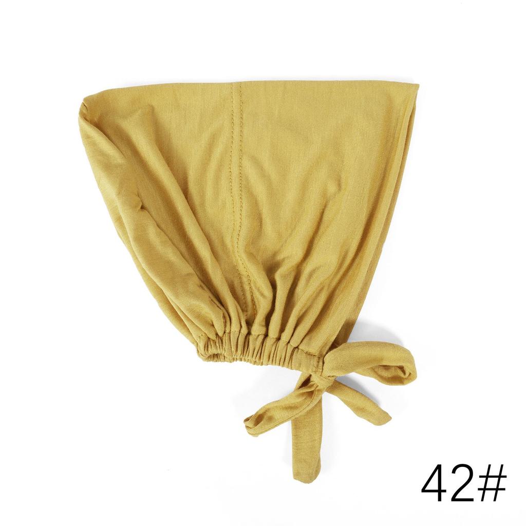 Premium Mercerized Cotton Adjustable Elastic Hair Cover Cap