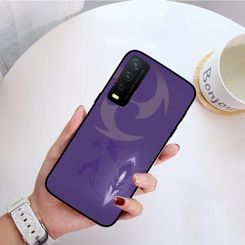Genshin Impact Namecard Phone Case for VIVO Y31 Y21 Y70 Y21S Y20 Y72 1907 Y12 Y11S Y53S Y33S Y55 Y76 Y51 Y15S Y01