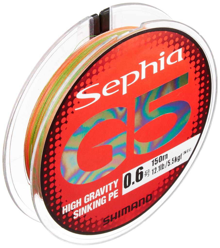 SHIMANO PE Line Sephia G5 150m 0.6 Multicolor PL-E55N Fishing Line