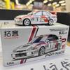 Stock Tuoyi Poprace 1:64 Mitsubishi Evo 4th Generation Iv Rally Champion Car Lancer Flower Car Alloy Model Custom Toys Gifts
