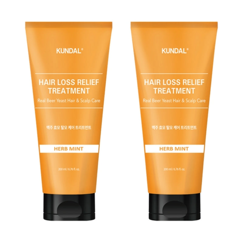 Kundal Hair Loss Relief Hair Treatment Herb Mint 200ml*1Pc/2Pcs