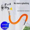 Universal Rotating Faucet Extension: Flexible Anti-Splash Hose for Bathroom