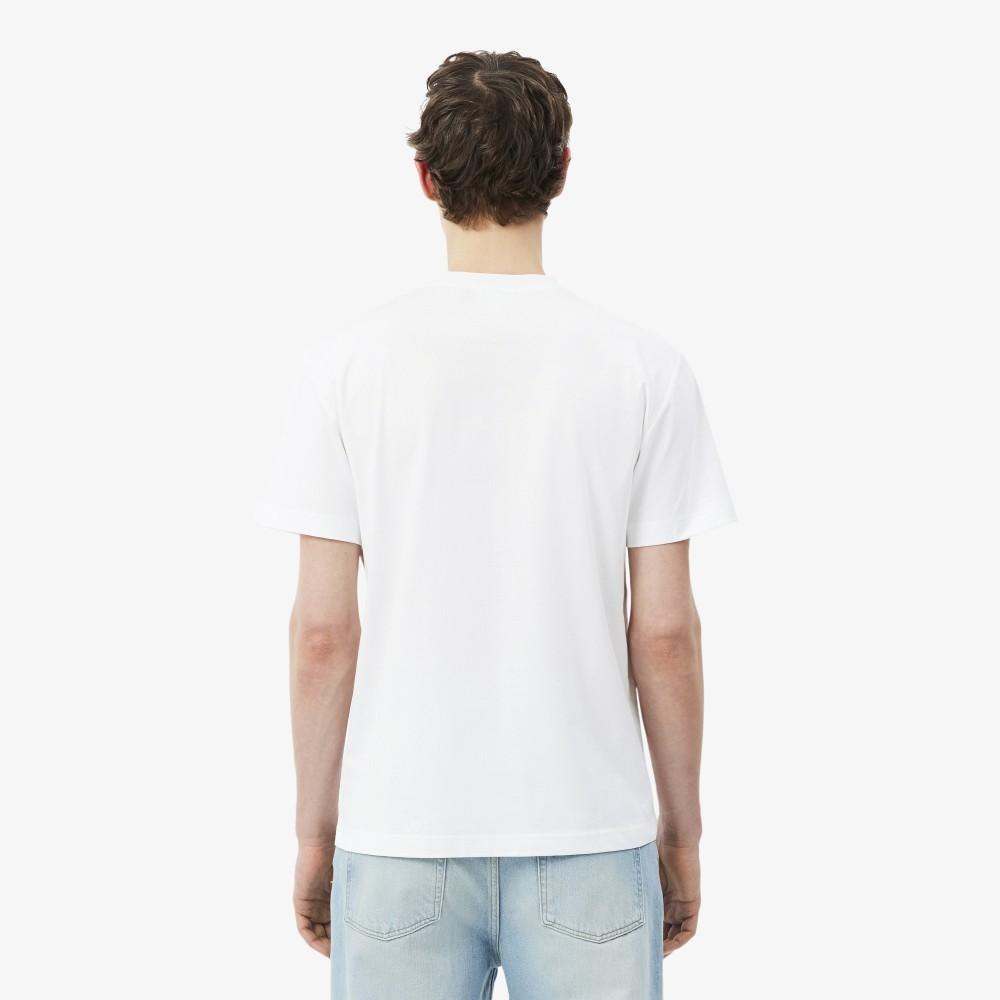 [lacoste] Men's Summer Pack Lettering Graphic Short-Sleeve T-Shirt TH1435-56G001