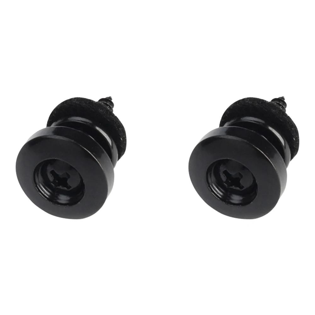 2Pcs Guitar Screw End Pin Mushroom Head Guitar Strap Lock Guitar Fixator Adjustable Metal Musical Instruments Accessories