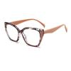 Cat Eye Reading Glasses Square Oversized Women Anti Blue Light Eyeglass Men Presbyopia Hyperopia Eyewear Vintage Lenses +1.0