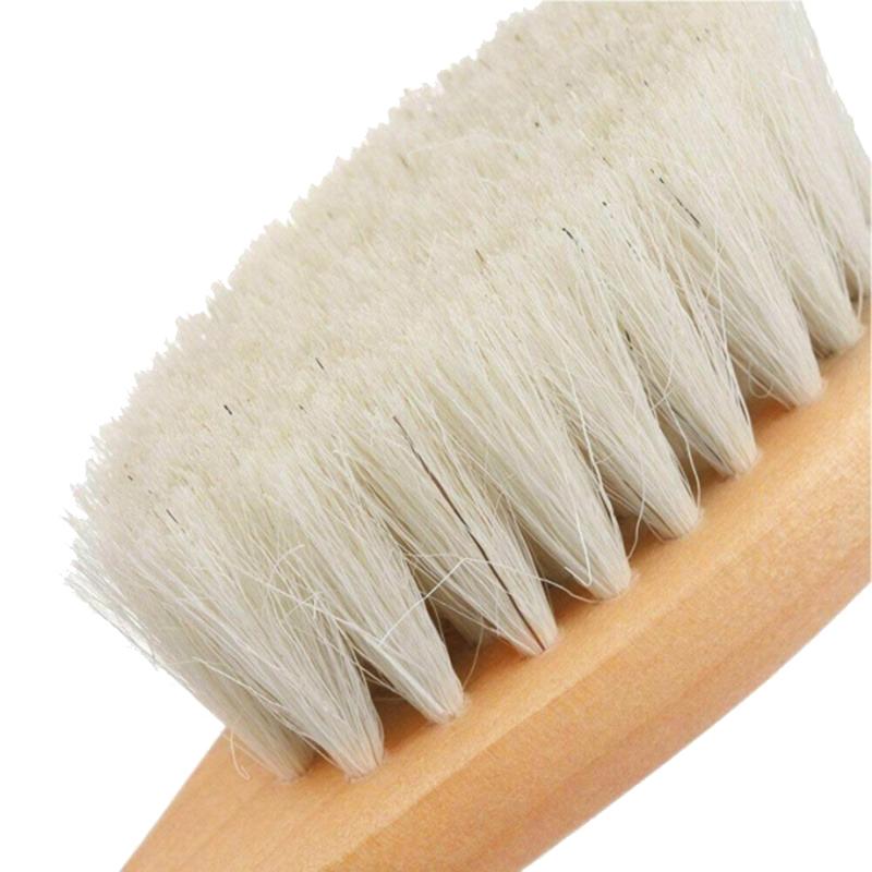 Baby Care Pure Natural Wool Baby Wooden Brush Comb Brush Baby Hairbrush Born Hair Brush Infant Comb Head Massager