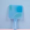 Square Handheld Mirror Carrying Handheld Cosmetic Mirror Student Bathroom Handle Makeup Mirror Portable
