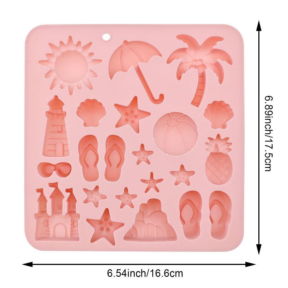 Coconut Tree Summer Beach Theme Molds Silicone DIY Baking Tool New Candy Mould Tray Dessert Mousse
