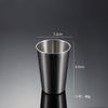 304 Stainless Steel Pint Cup Cold Drink Cup Titanium-plated Gold PVD Beer Mug Ins Industrial Wind Lid