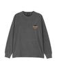 AVIREX EAGLE L/S T-SHIRT Men's L Size 410 Charcoal 783-6130003