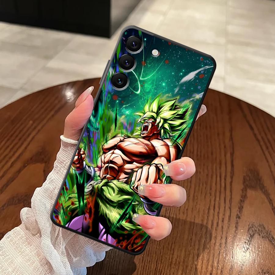 Case for Samsung Galaxy A25 A71 A26 A72 A32 A36 A24 A55 A41 A23 A53 A22 A52 A35 A51 A73 Black Soft Phone Cover Dragon Ball