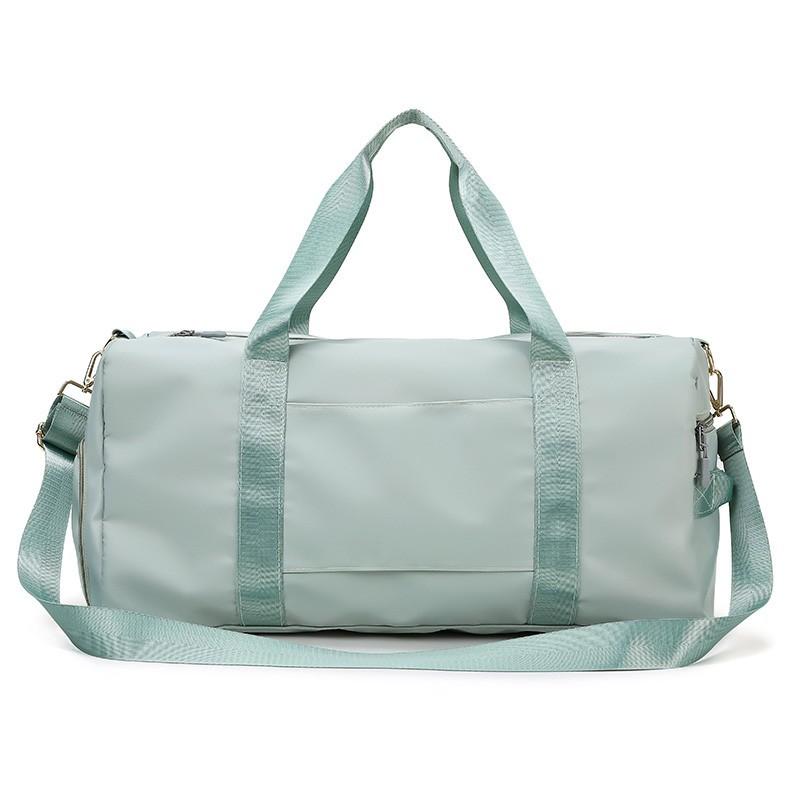 

Travel bag dry and wet separation sports yoga fitness bag large capacity short trip training зелёный