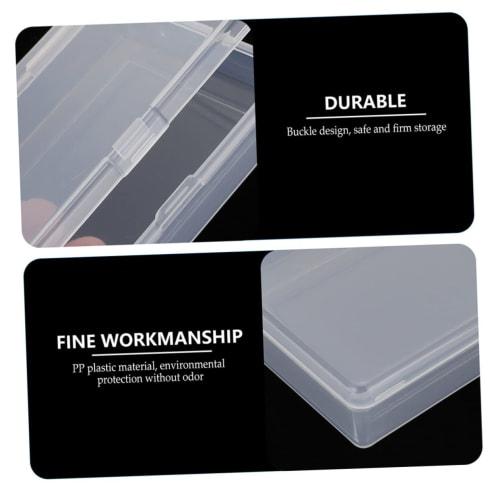 Anneome 8-Piece Storage Box, Star Realms Board Game Organizer and Storage, Chaos Emerald Clear Deck Holder, Playing Card Case, Poker Case, Poker Card