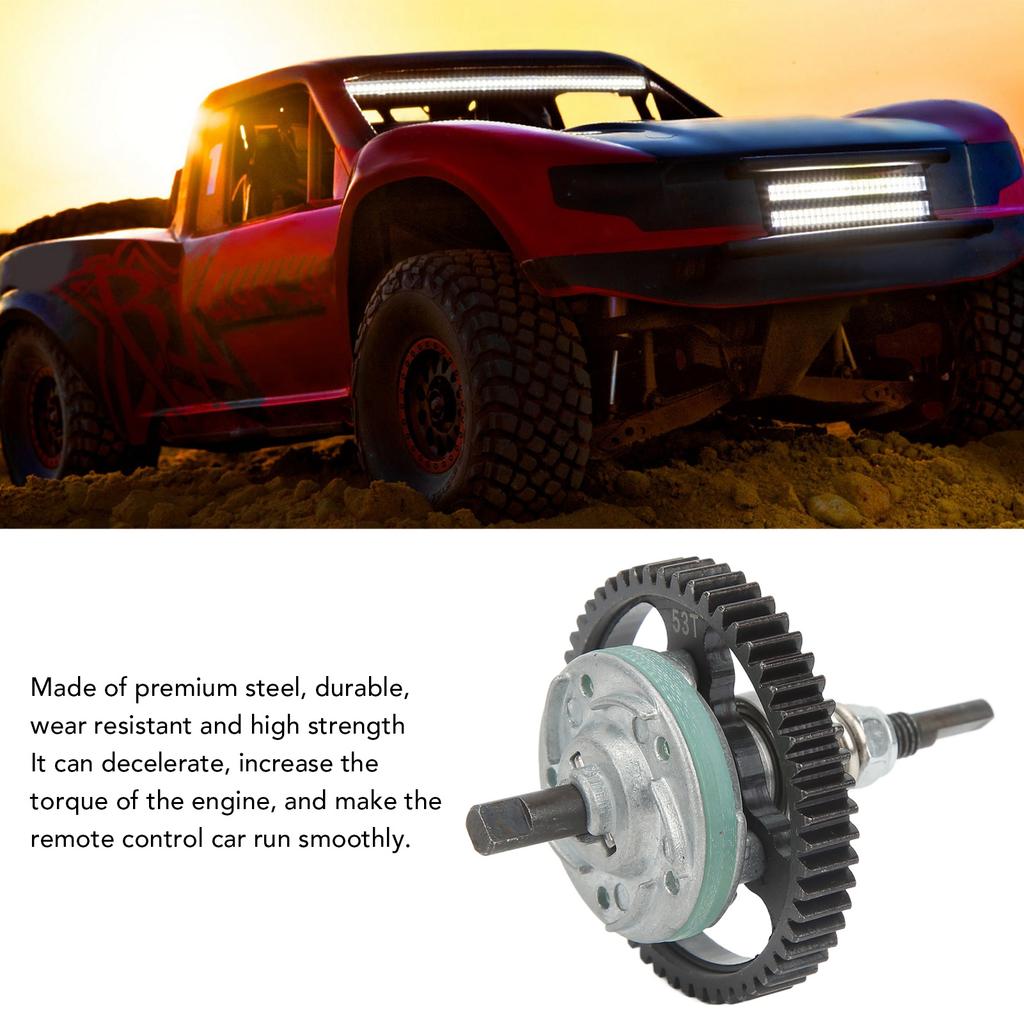 53T Steel RC Car Differential Assembly with 15T 17T 19 Pinions Gear Sets for Traxxas Slash 1/10 RC Car