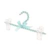 Appendiabiti con fiocco di perline, clip in plastica antiscivolo per pantaloni e vestiti, organizer per vestiti per cani, accessori per la lavanderia
